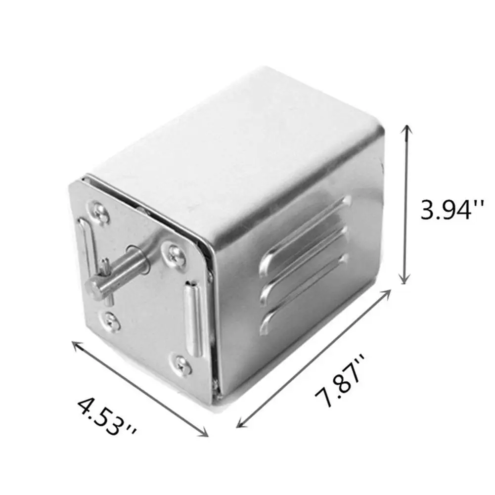 15W Мотор для шашлычной из нержавеющей стали, электрические аксессуары для гриля на открытом воздухе, обжарщик на шампурах, ротационная печь для приготовления пищи.