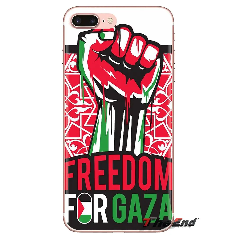 For Samsung Galaxy S3 S4 S5 Mini S6 S7 Edge S8 S9 S10 Plus Note 3 4 5 8 9 Support free palestine flag stop wars Soft Shell Cover |
