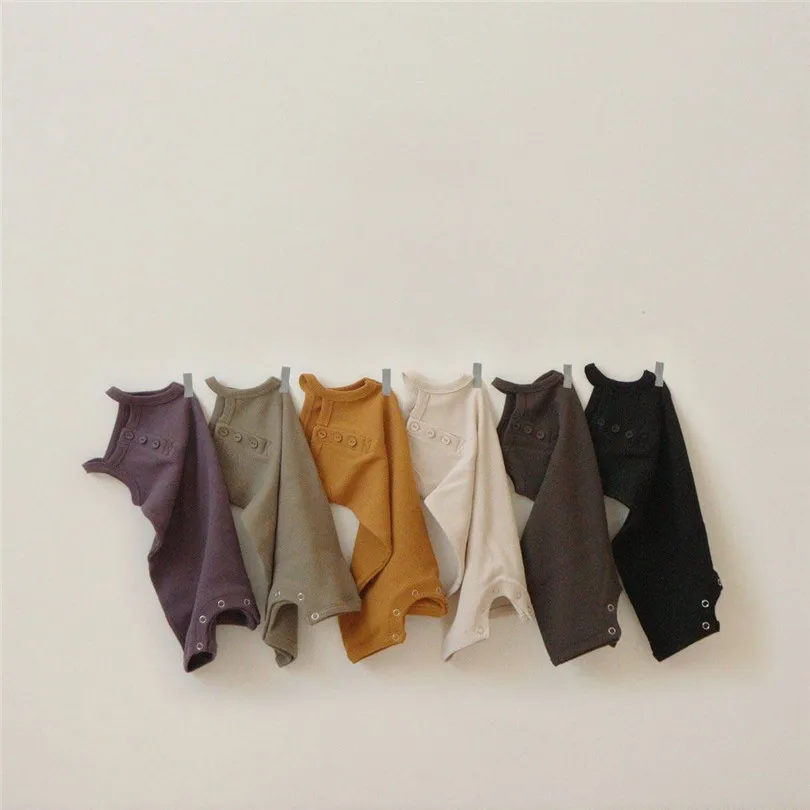 

Newborn Baby Clothes Summer Baby Romper Jumpsuits Infant Boys Girls Romper Clothes Cotton Sleeveless Baby Jumpsuit Playsuits