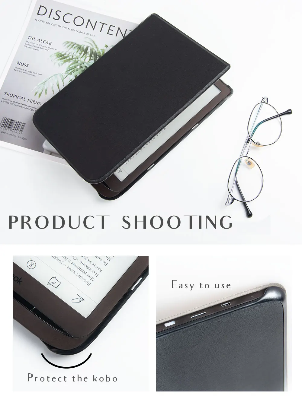 Магнитный чехол для PocketBook 740 InkPad 3 Pro Чехол для электронной книги для карманной книги 740 pro карманной книги 740 7,8 обложка+ подарки