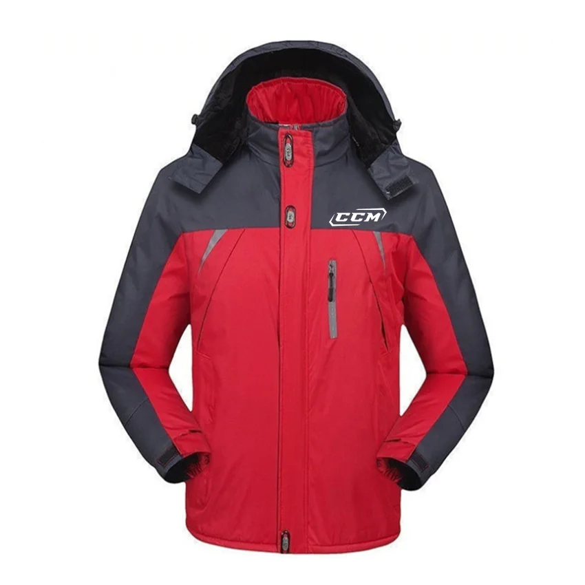 

CCM 2021 Men's New Style Plus Velvet Thickening Comfortable Zipper Hoodie Sweat Shirt Solid Style Top Long Sleeve Popular Jacket