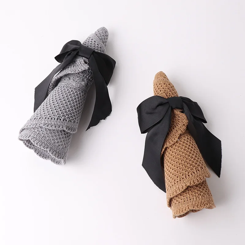 Женская трикотажная шляпа с большим поляком весенне-летняя от солнца бантом 2021 |