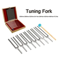 aluminum medical tuning fork 8pcsset healing sound vibration therapy 256hz288hz320hz341hz384hz426hz480hz512hz