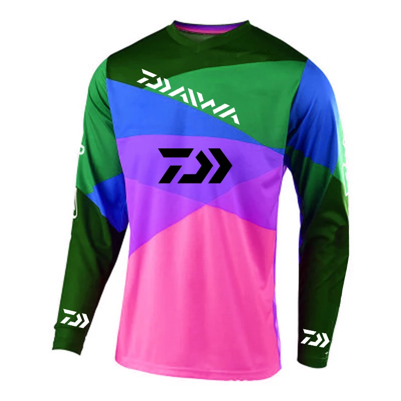 DAIWA Fishing Clothing Men Ultrathin Sunscreen Long Sleeve Anti-uv Breathable Coat Summer Fishing Shirt Size XS-5XL Jacket