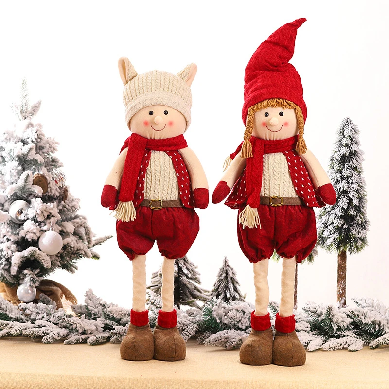 1pc Cartoon Elf Christmas Boys Girls Doll Toy Home New Year Party Table Desk Decor Hotel Shopwindow Xmas Pendant Ornaments | Дом и сад