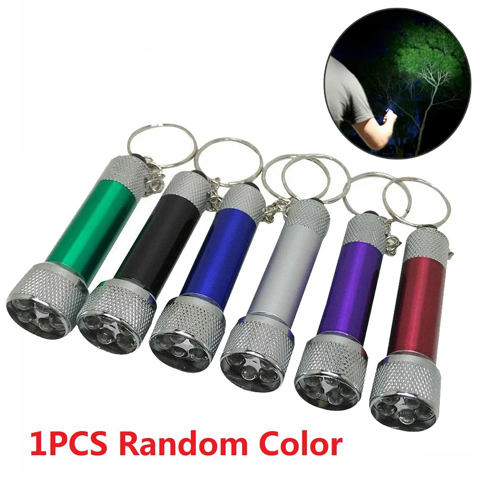 

Bright Mini LED Torch Flashlight Camping Flashlight KeyChain Keyring Portable Torch Ultra