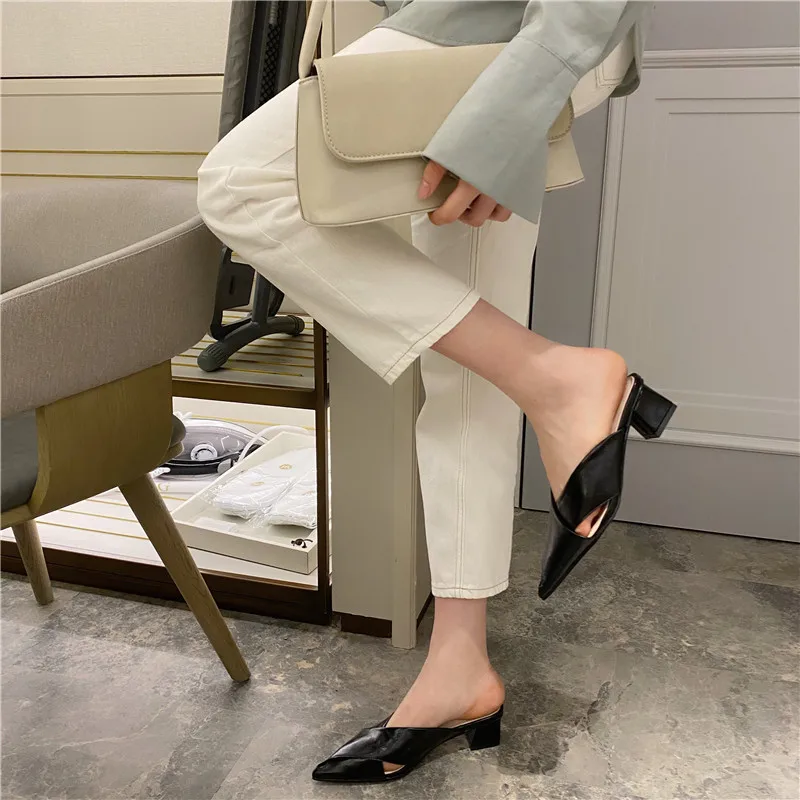 2020 г. летние женские шлепанцы роскошные дизайнерские кожаные туфли без задника