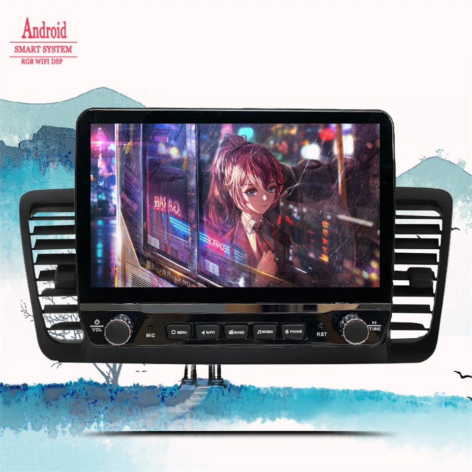 Автомобильный мультимедийный плеер Android 10 0 для Subaru Outback наследие 2004 ~ 2009