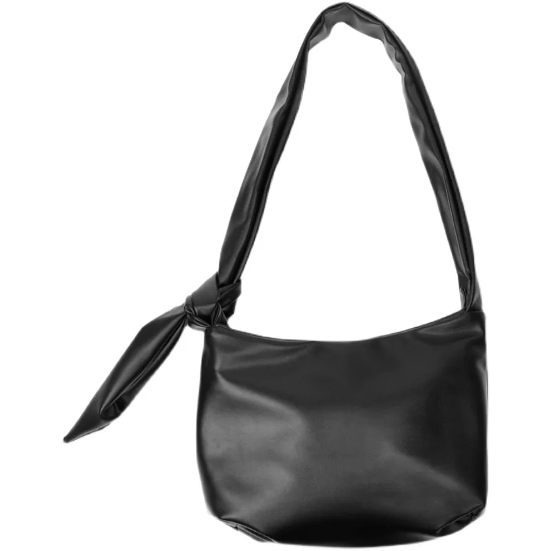 

PU leather simple solid color single shoulder bag large capacity all-match tote bag messenger bag dumpling bag