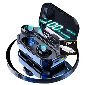 g02 v5 0 bluetooth stereo earphone wireless ipx7 waterproof touch earbuds headset 3300mah battery led display type c charge case free global shipping