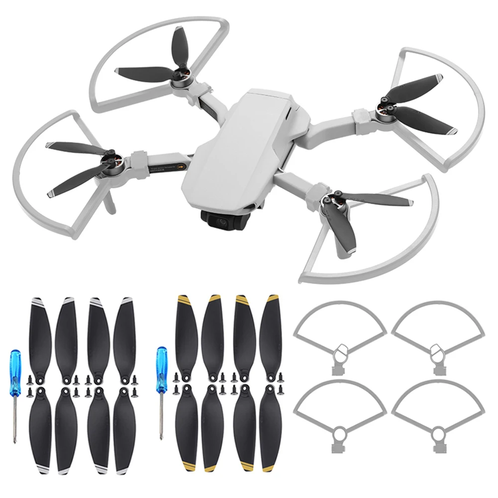 Низкий уровень шума пропеллер Веер-крыло лопасти Пропеллер Защита кольца крышка