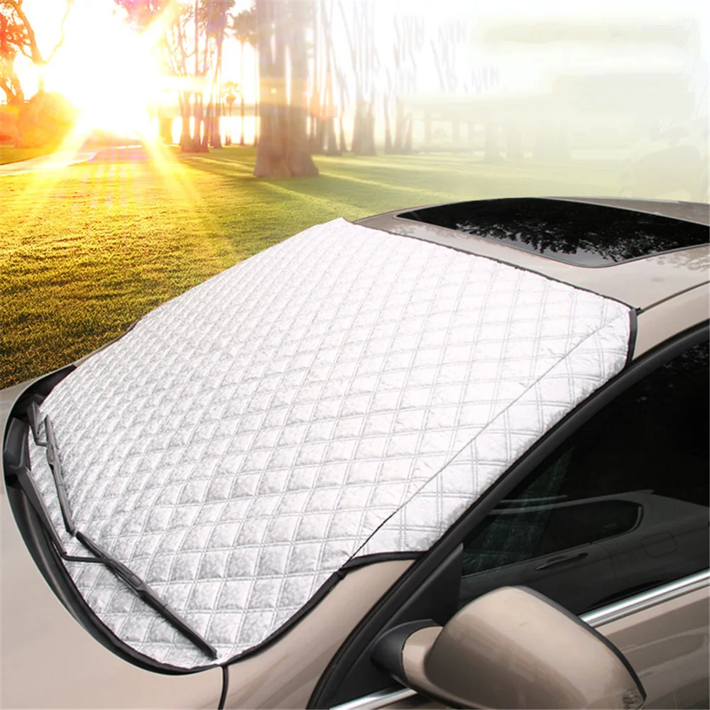 

100*145CM Car Window Screen Cover Anti Rain Snow Frost Ice Windshield Dust Protector Anti Sun UV Heat Front Window Car SUV Cover