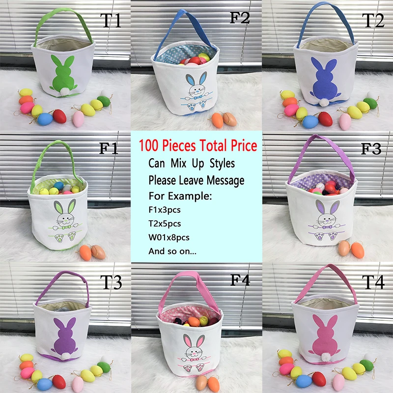 Новинка Лидер продаж Пасхальный кролик ведра 100 шт./лот персонализированные