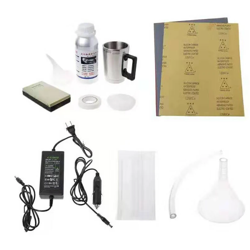 Набор для ремонта фар с гидрофобным покрытием и защитой от царапин 800