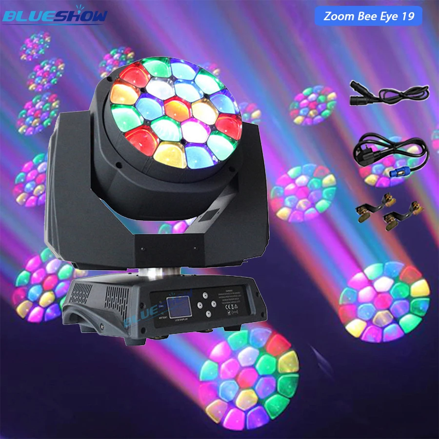 Без налога Лира луч 19x15 Вт большой пчелиный глаз зум стирка светильник s этап