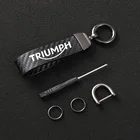 Высококачественный кожаный брелок для ключей для мотоцикла Triumph