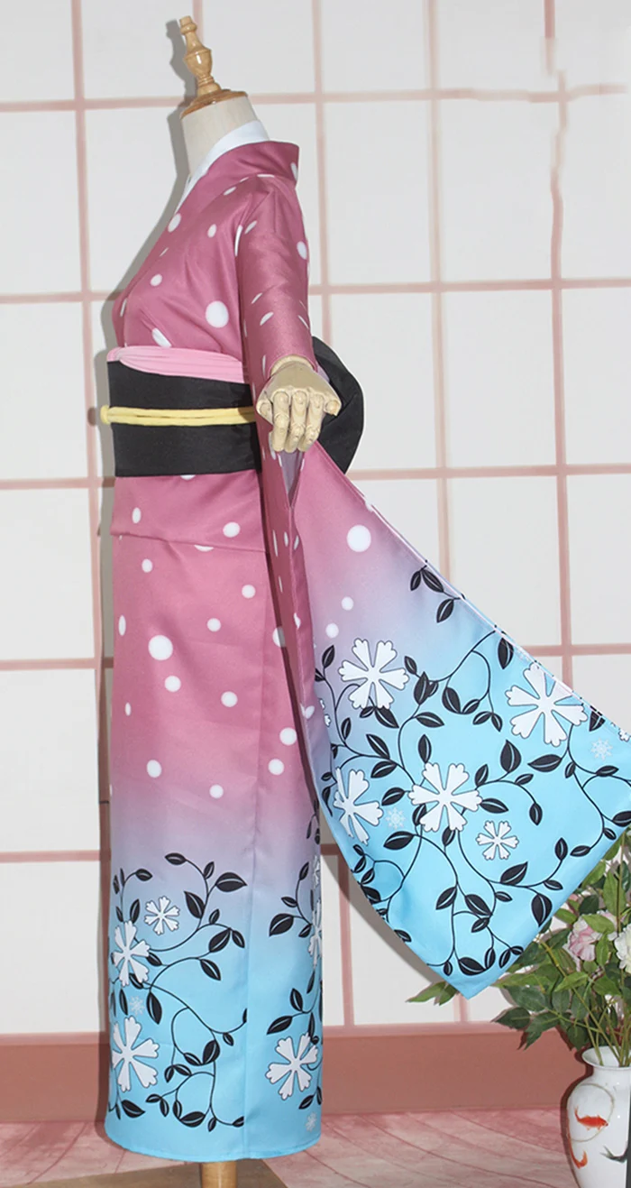 Костюм-кимоно Женский для косплея униформа из аниме убийца демонов no Yaiba Akaza