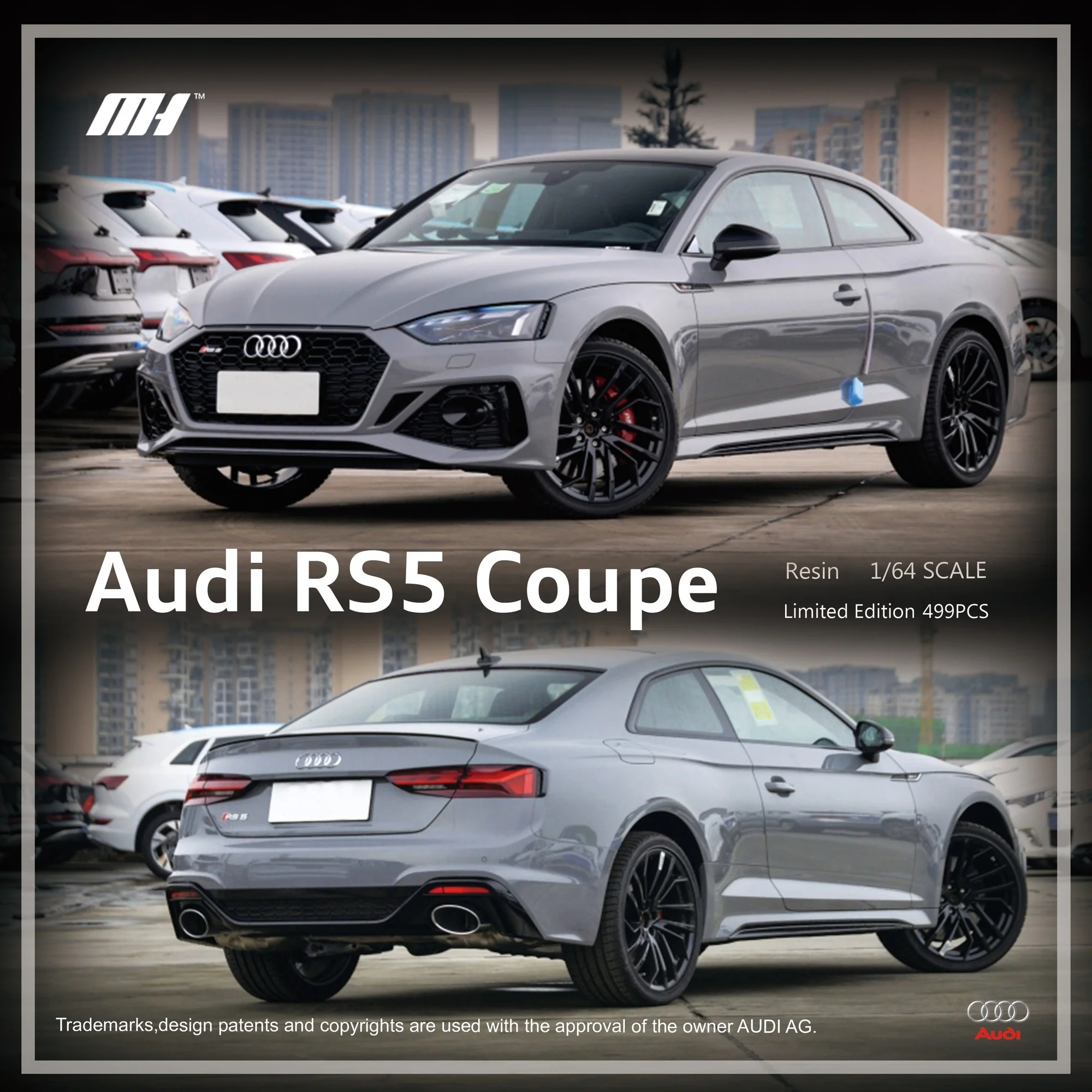 

Коллекция миниатюрных игрушечных моделей автомобилей Abu Davidson, Кубок RS5 Coupe, модель MH 1:64, высокая производительность