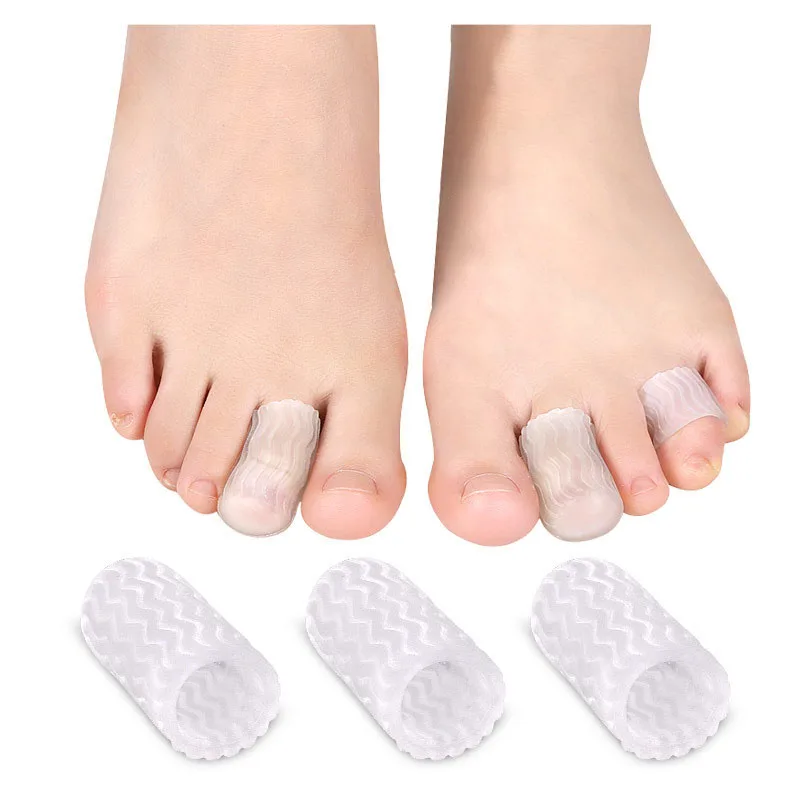 

1 Pair Little Toe Thumb For Daily Use Silicone Gel Toe Bunion Guard Foot Care Finger Toe Separators Foot Care Tool