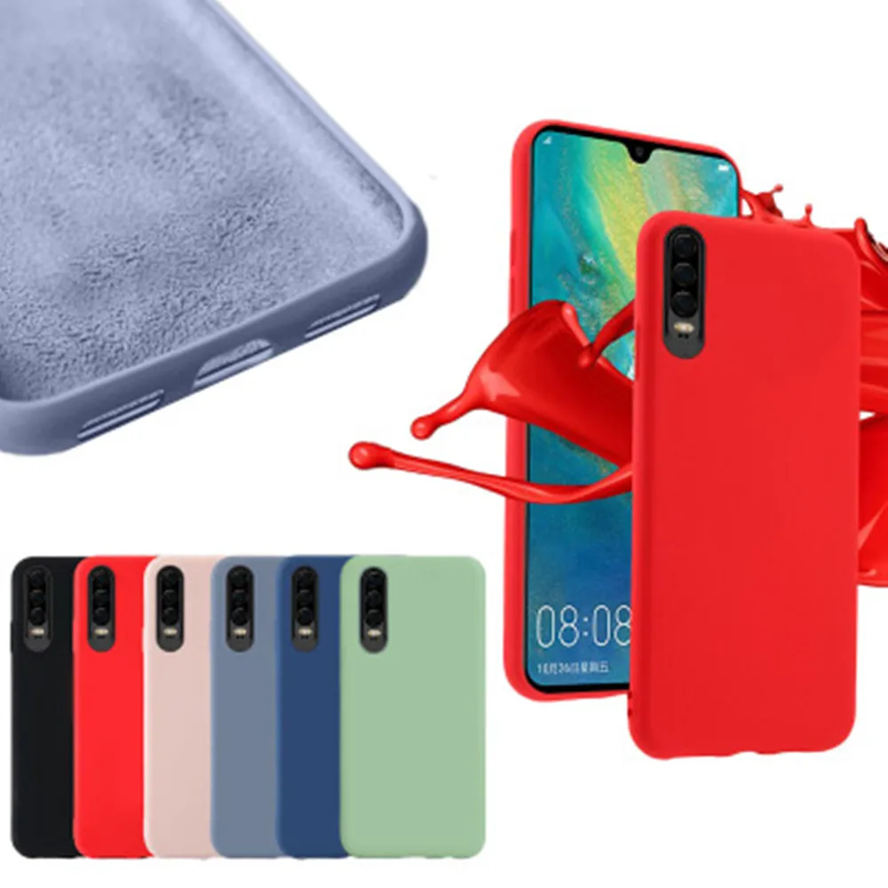 Жидкая силиконовая резина гелевая кожа задняя крышка для телефона huawei mate 20 20X