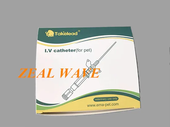 Small Animal Dedicated Intravenous Indwelling Pet Dog Cat Infusion 26G   24G   22G  Pet Indwelling Needle 30 Pcs box