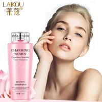 laikou rose facial toner moisturizing hydration anti aging oil control shrink pores makeup water face toner skin care 400ml