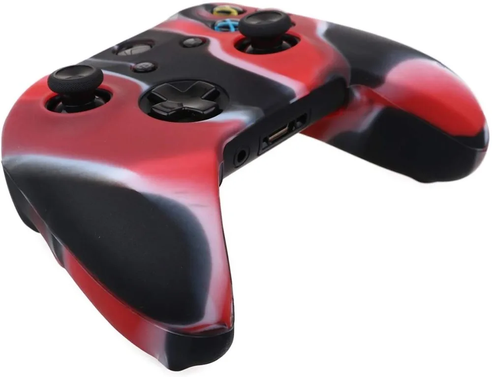 Силиконовый защитный чехол ZOMTOP для XBox One X S, защитный чехол для контроллера, защита для переноса воды, камуфляжная крышка, крышки для ручек