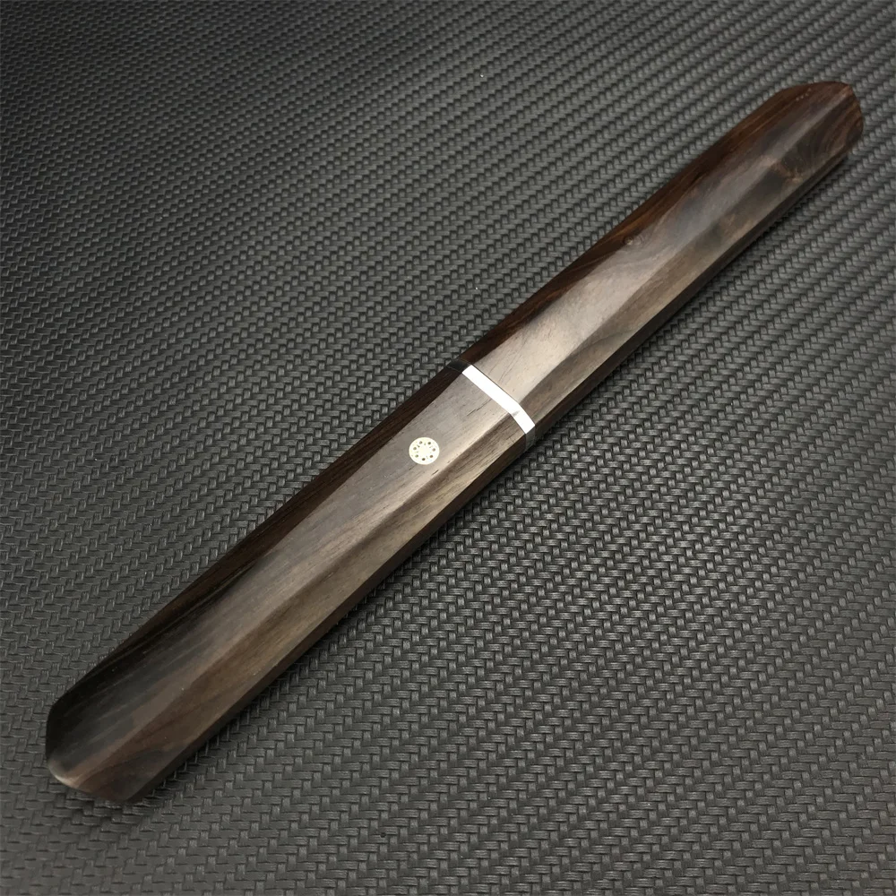 Высокотвердый тактический нож фиксированный ручка из эбенового дерева уличное