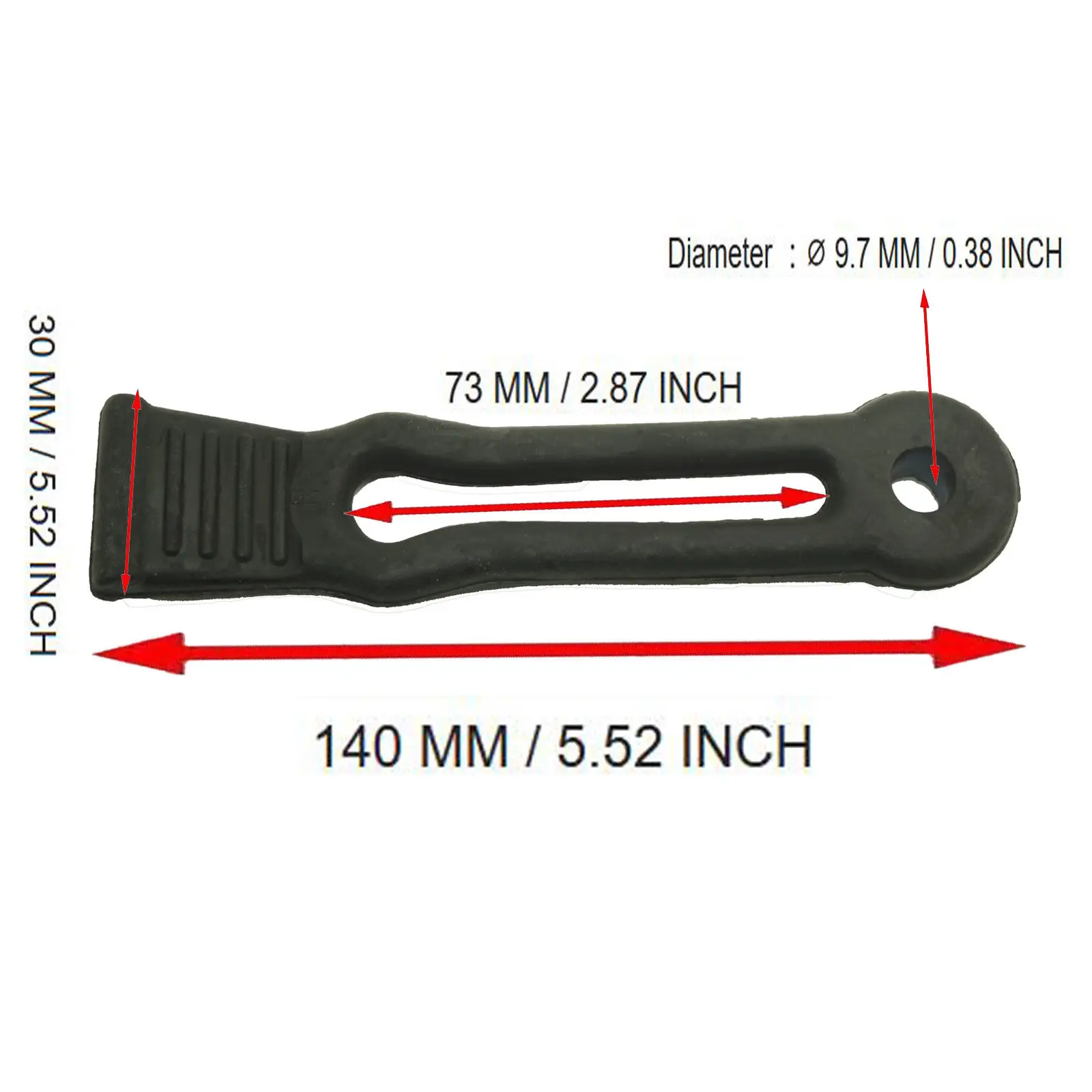 6 шт./лот резиновый капот дверной ремень защелка в комплекте подходит для YAMAHA RHINO