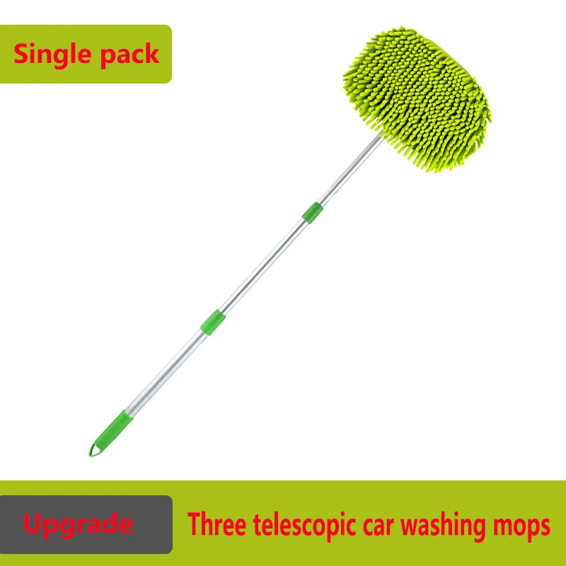 

Three Section Telescopic Car Wash Mop Super Absorbent Car Cleaning Car Brushes Mop Window Wash Tool Dust Wax Car Accessories