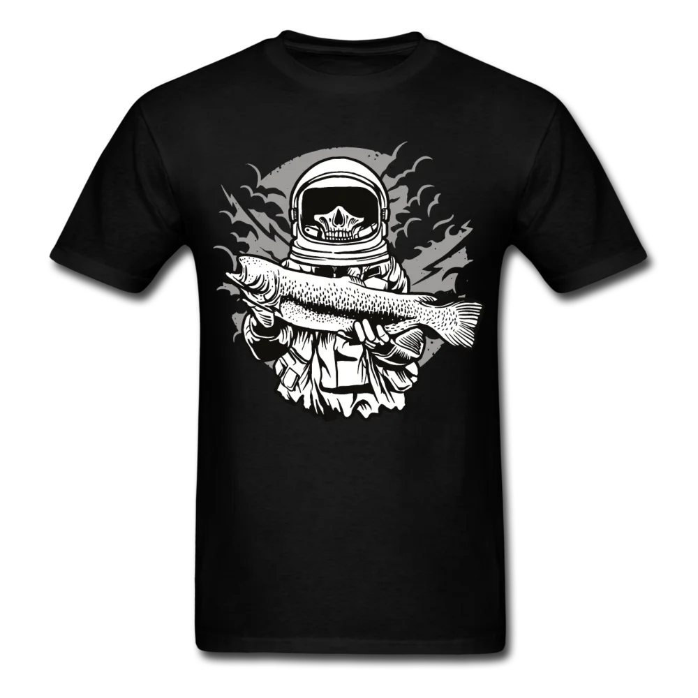 

Astronaut Skull Fishing | Men's T-Shirt
