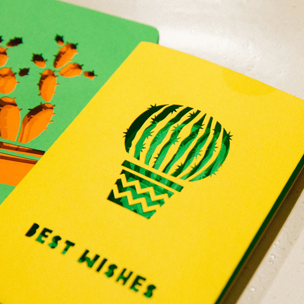 

Greeting Lovely Colorful Postcard Valentine's Day Birthday Mother's Day Greeting DIY Gift