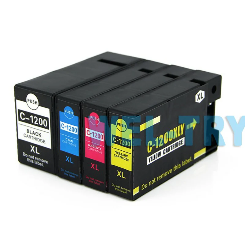 PGI 1200 PGI1200 чернильный картридж XL для Canon MAXIFY MB2020 MB2120 MB2320 MB2720 принтер полные