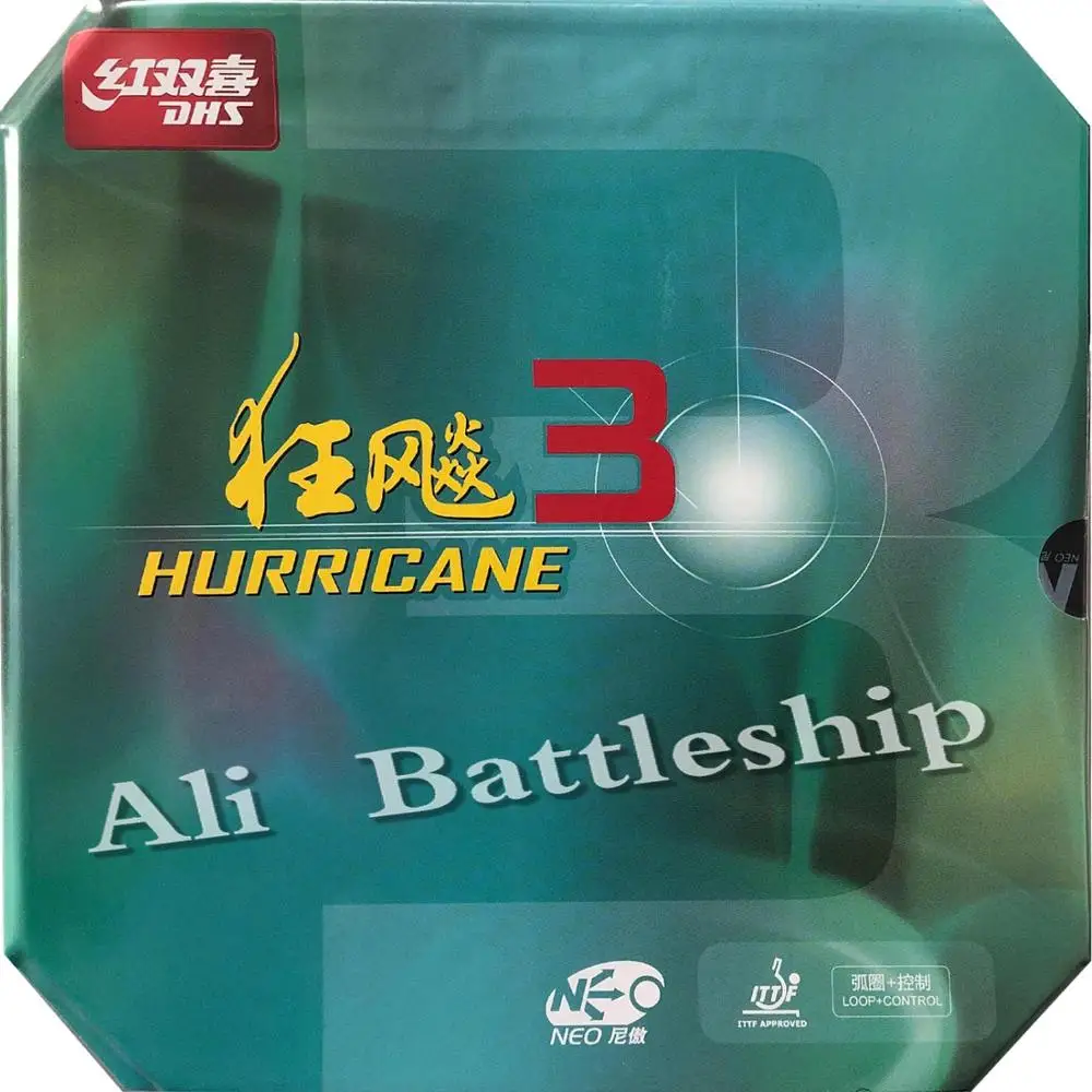 Оригинальный DHS NEO Hurricane3 Hurricane 3 pips in резиновый Настольный теннис для пинг понга с