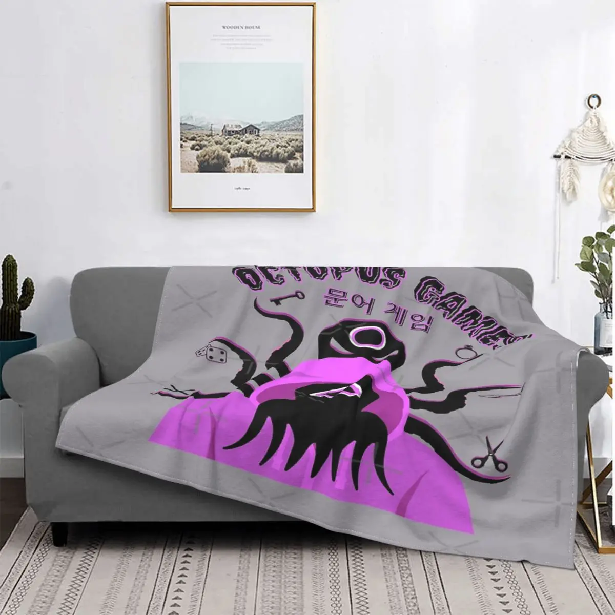 

Manta de juegos de pulpo, colcha para cama a cuadros, colcha de verano, colcha