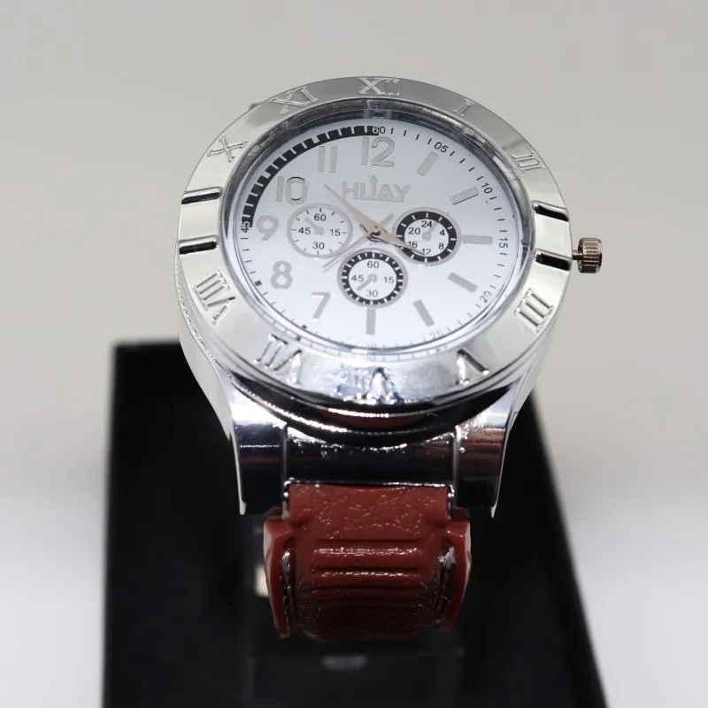 Мужские кварцевые часы F665 с зарядкой от USB спортивные ветрозащитные повседневные