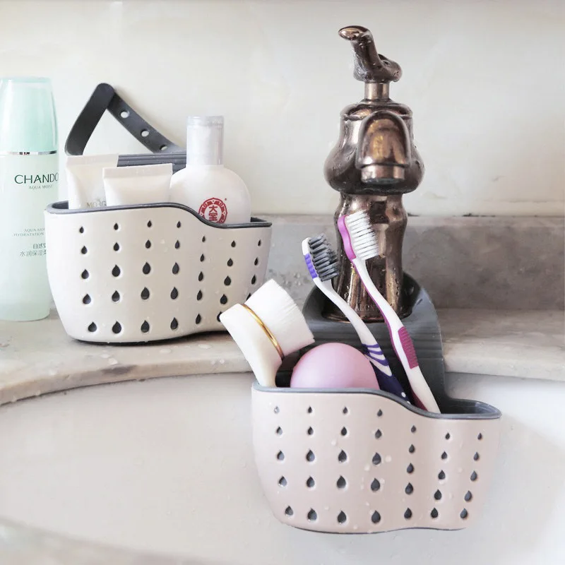 

Kitchen Tools Organizer Adjustable Snap Sink Soap Sponge for Kitchen Accessories Kitchen Hanging Drain Basket Kitchen Gadgets