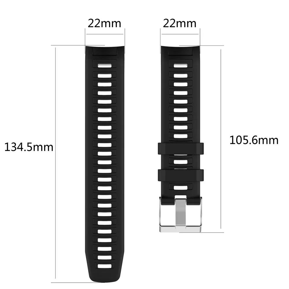 

22mm Silicone Quick Release Easy Fit Silicone Replacement Strap Watch Band for Garmin Instinct Wristband Strap accessories