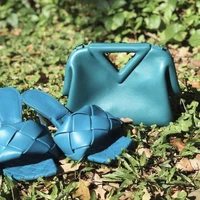 luxury brand women handbag designer inverted triangle handle clutch bag ruched shoulder crossbody bags good quality small purses