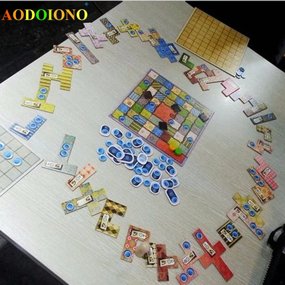 Настольная игра в стиле пэтчворк для 2 игроков вечерние Семейные игрушки лучший