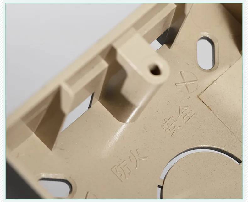 1 комплект (2 шт.) настенный переключатель коробка огнестойкий пластик 86 мм