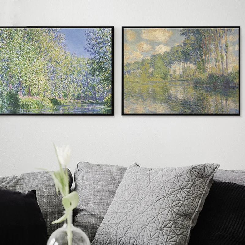 Картина маслом на холсте с изображением зон Monet картина печатные картины постеры