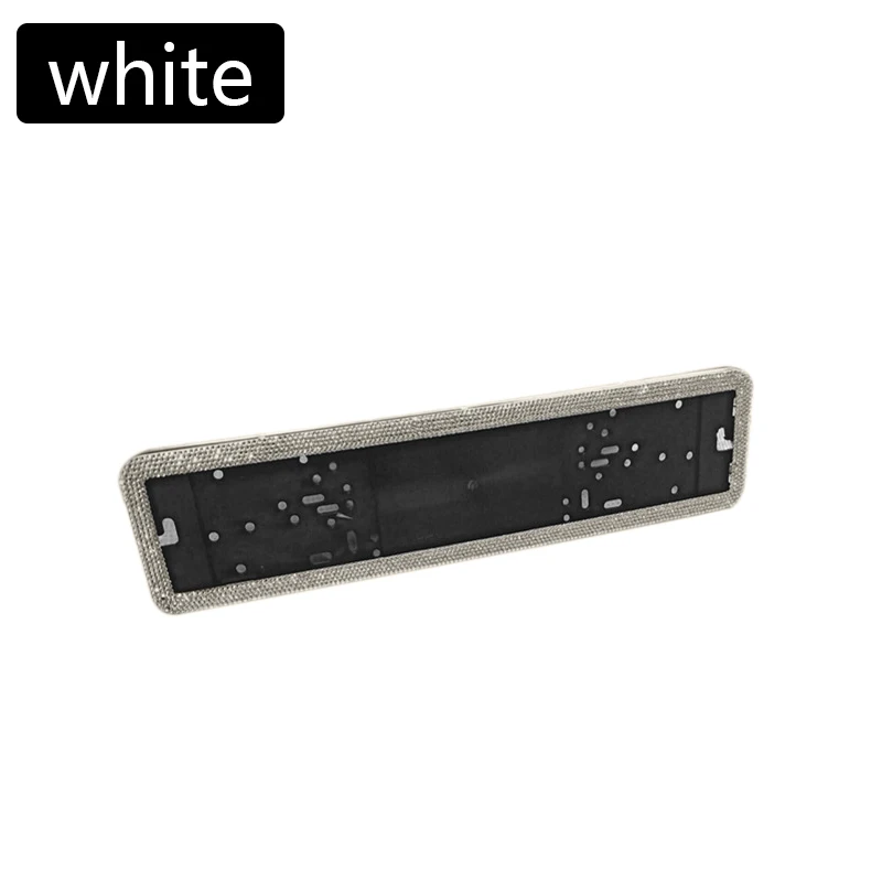 1 шт рамка для номера авто Рамка номерного знака Роскошный Кристалл алмазы сплав