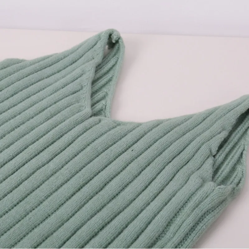 зимний теплый трикотажный вязанный костюм женский с платье костюмы женские