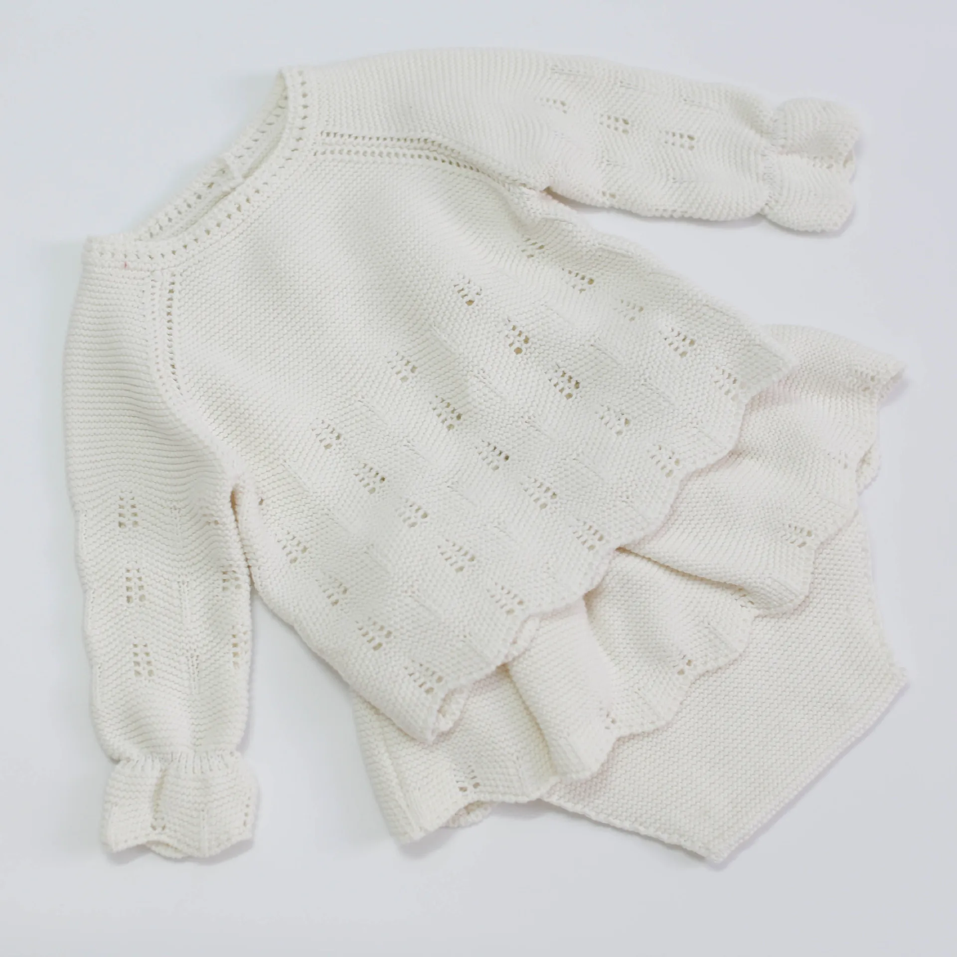 Новинка 2021 Детский костюм из двух предметов одежда свитер для маленьких девочек