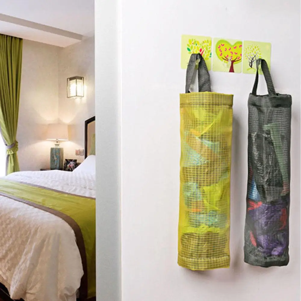 2019 New Home Grocery Bag Holder Wall Mount Storage Dispenser Plastic Kitchen Organizer | Дом и сад