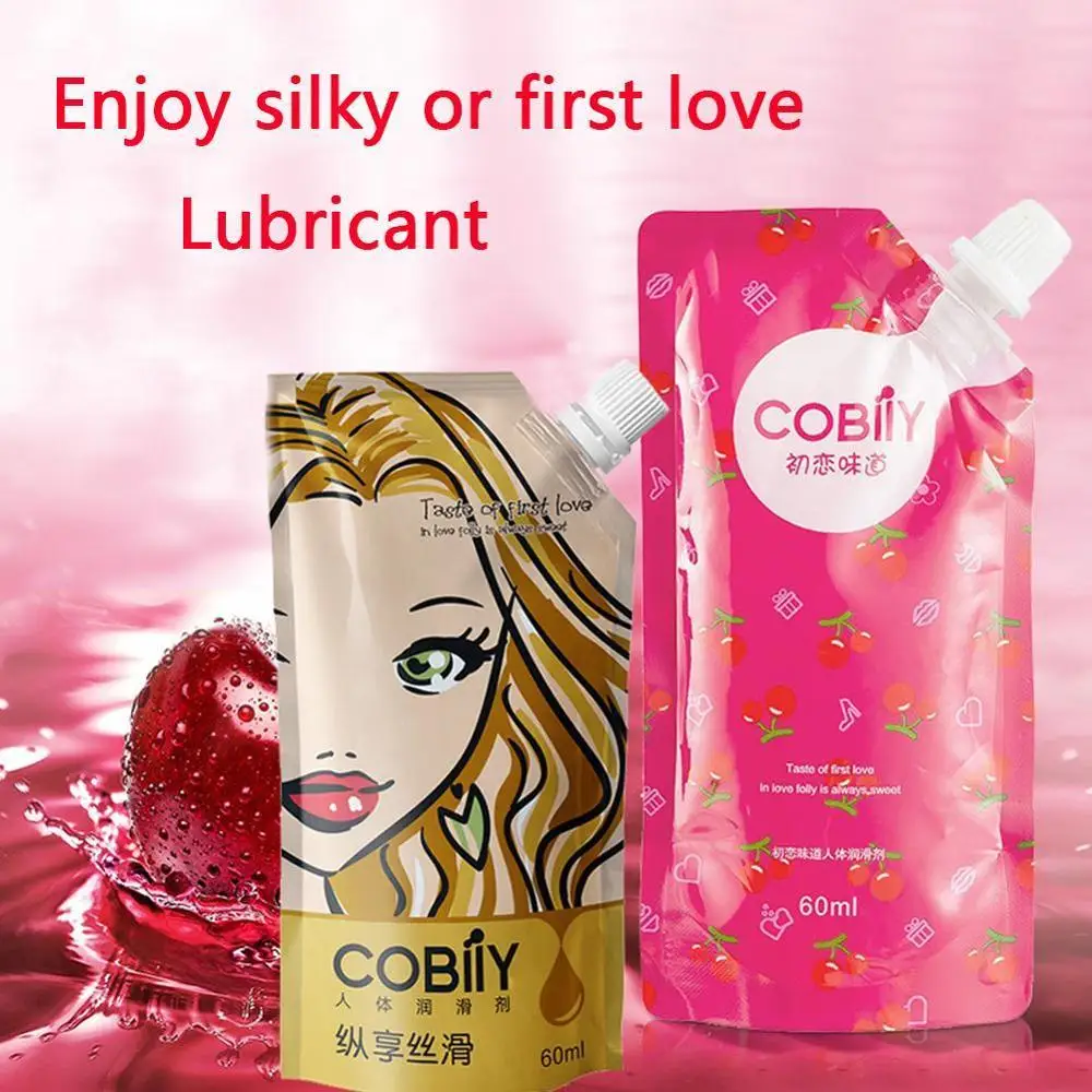 Клубничный крем вкус оральный секс на водной основе съедобная смазка для геев