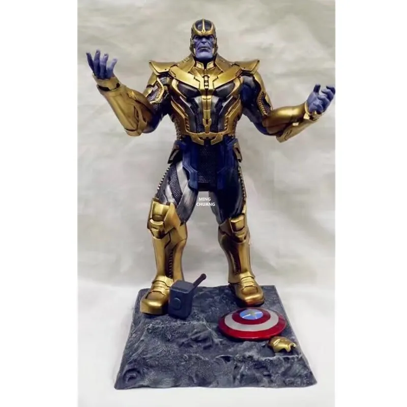 12&quot Thanos Statue Megamind Bust Cartoon Decoration Full-Length Portrait Christmas Present GK Action Figure Toy BOX 32CM V1122 | Игрушки и