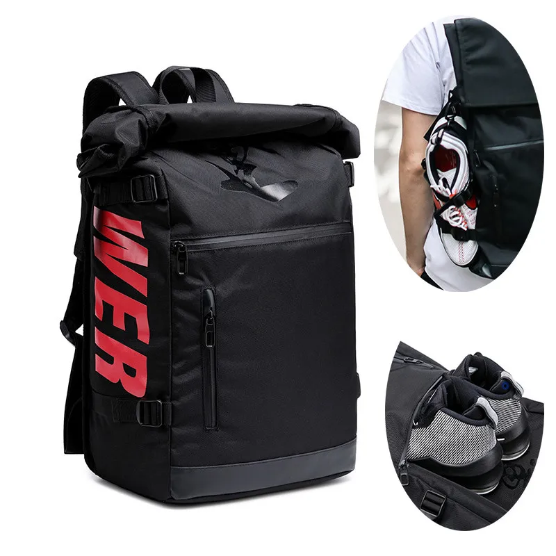 

Мужская спортивная сумка, многофункциональная Водонепроницаемая дорожная сумка для ноутбука, вместительная спортивная сумка для отдыха, ...