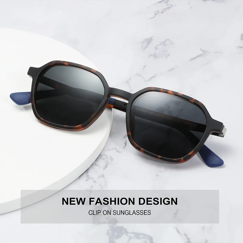 Мужские солнцезащитные очки для близорукости BLUEMOKY поляризационные с магнитным